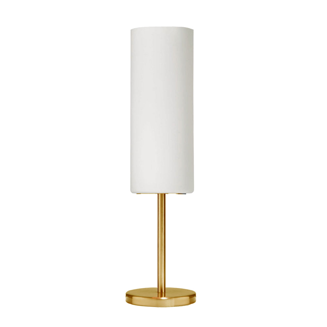 Dainolite Table Lamp, White Frosted Glass