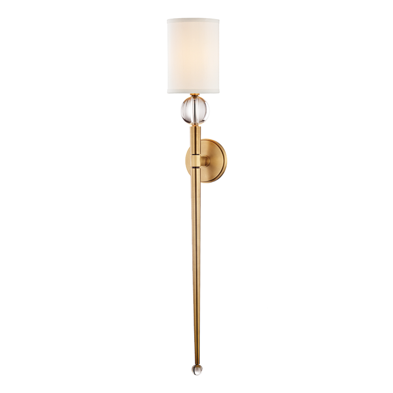 Rockland Wall Sconce 36" - Aged Brass