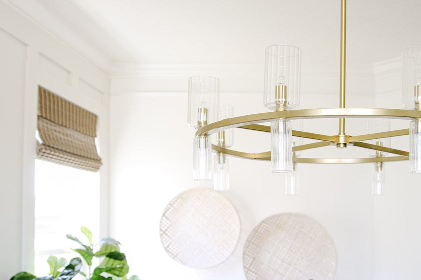 Tabitha Chandelier - Aged Brass