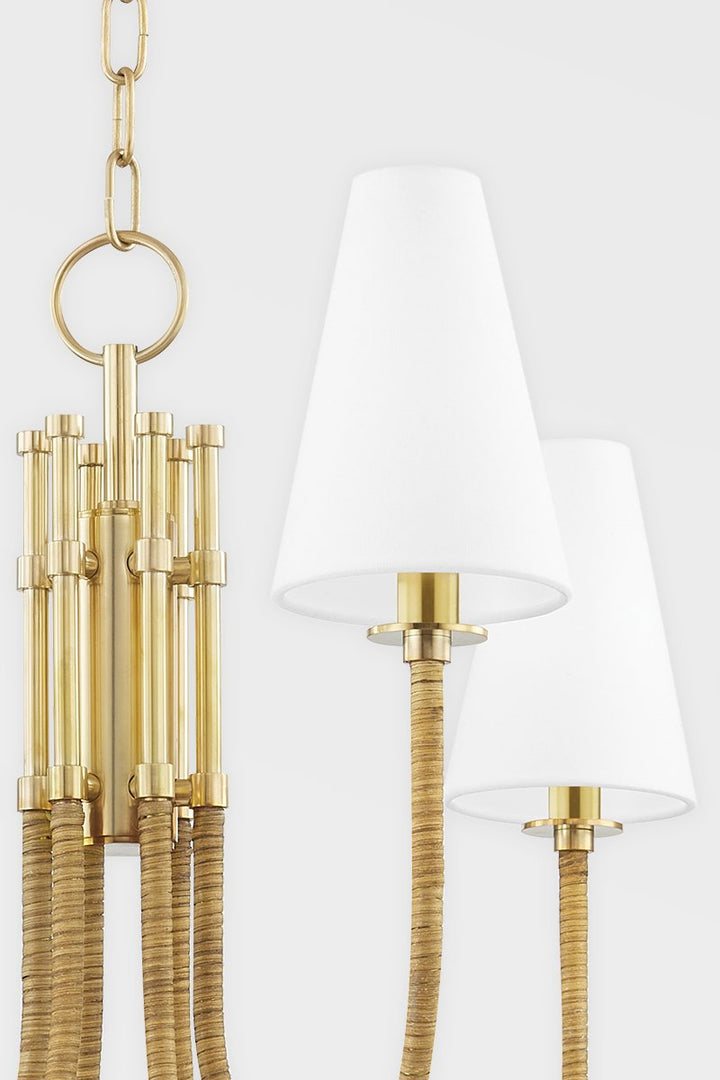 Ripley Chandelier - Aged Brass