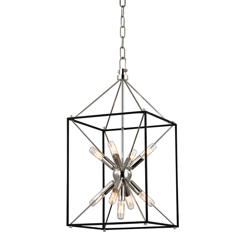 Glendale Pendant 24" - Polished Nickel