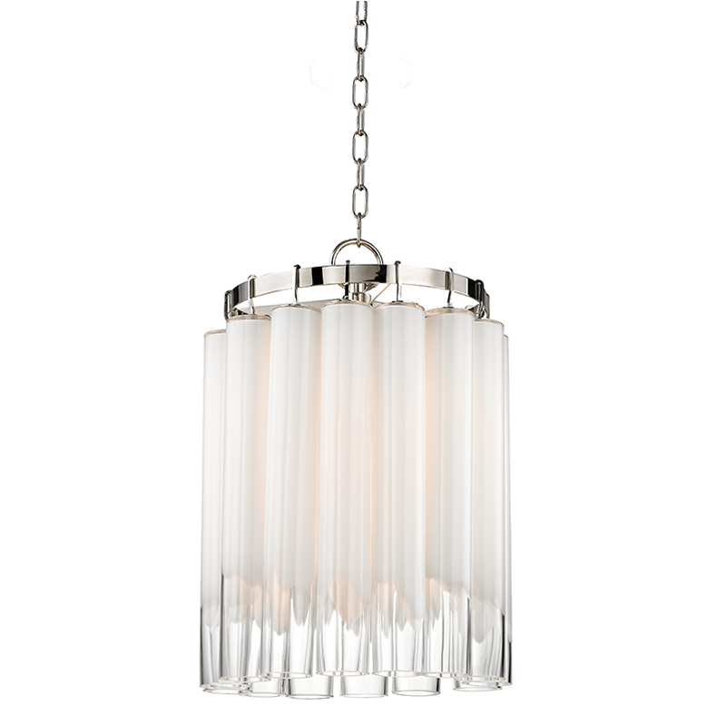 Tyrell Pendant 23" - Polished Nickel