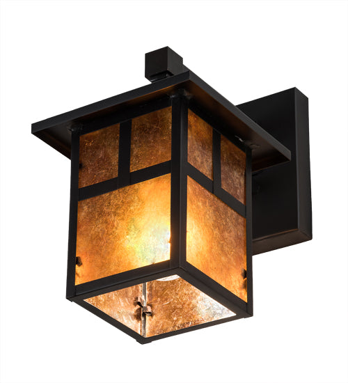 6.5" Wide Hyde Park "T" Mission Hanging Wall Sconce