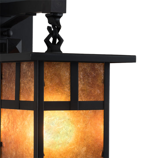 6.5" Wide Hyde Park "T" Mission Hanging Wall Sconce