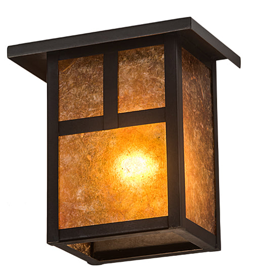 6.5"Square Hyde Park "T" Mission Wall Sconce