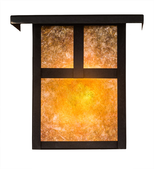 6.5"Square Hyde Park "T" Mission Wall Sconce