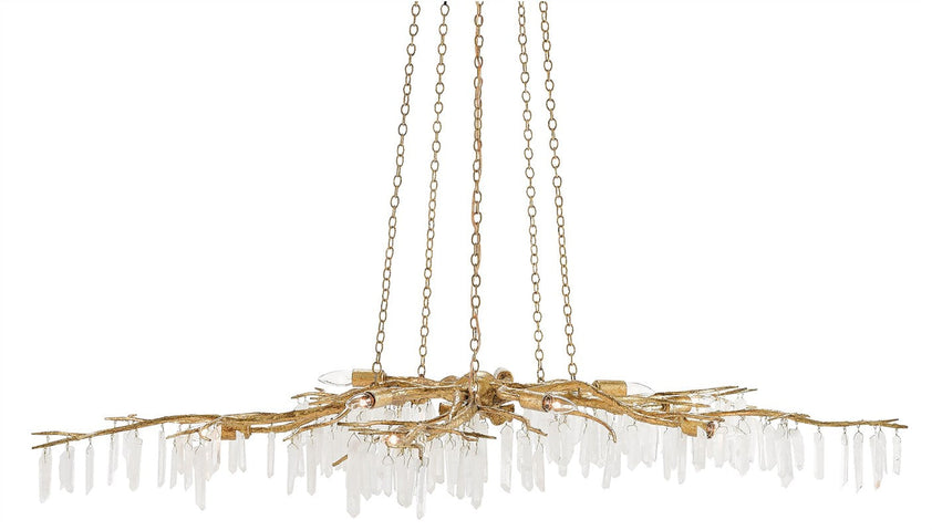 Forest Light Gold Chandelier