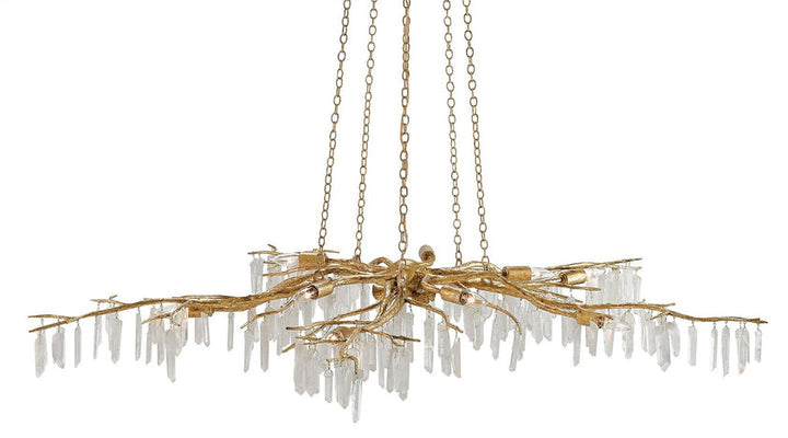 Forest Light Gold Chandelier