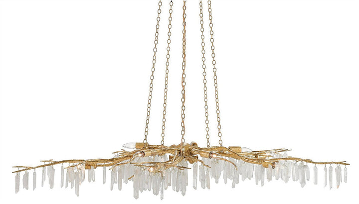 Forest Light Gold Chandelier