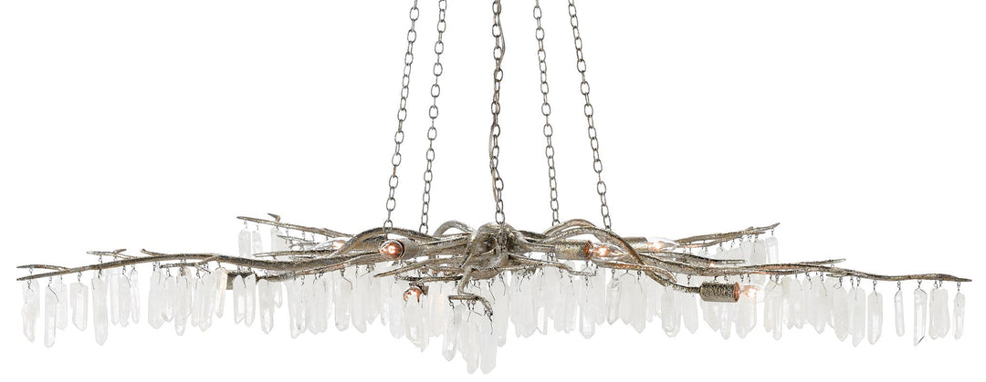 Forest Light Silver Chandelier