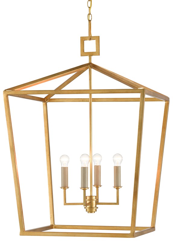 Denison Gold Large Lantern