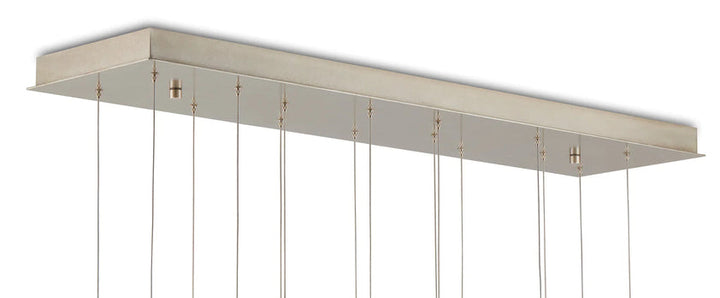 Piero Rectangular 15-Light Multi-Drop Pendant