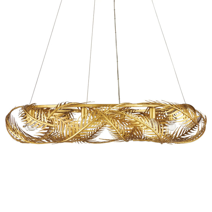 Queenbee Palm Ring Chandelier