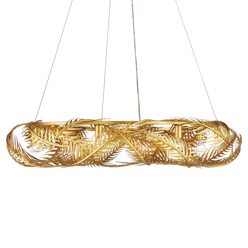 Queenbee Palm Ring Chandelier