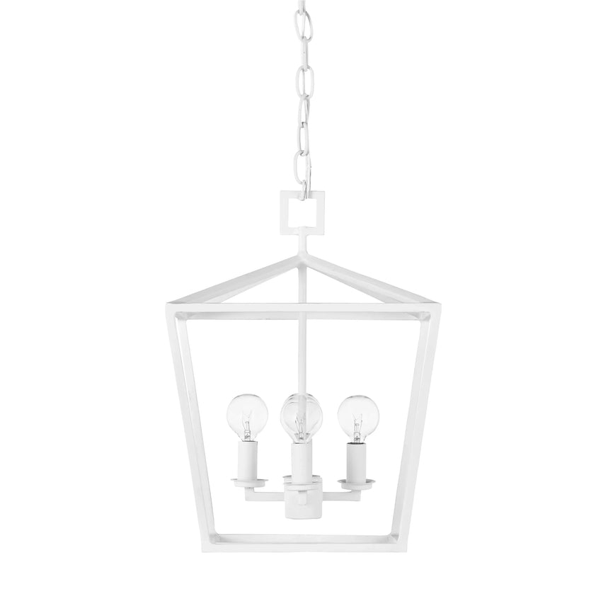 Denison White Small Chandelier