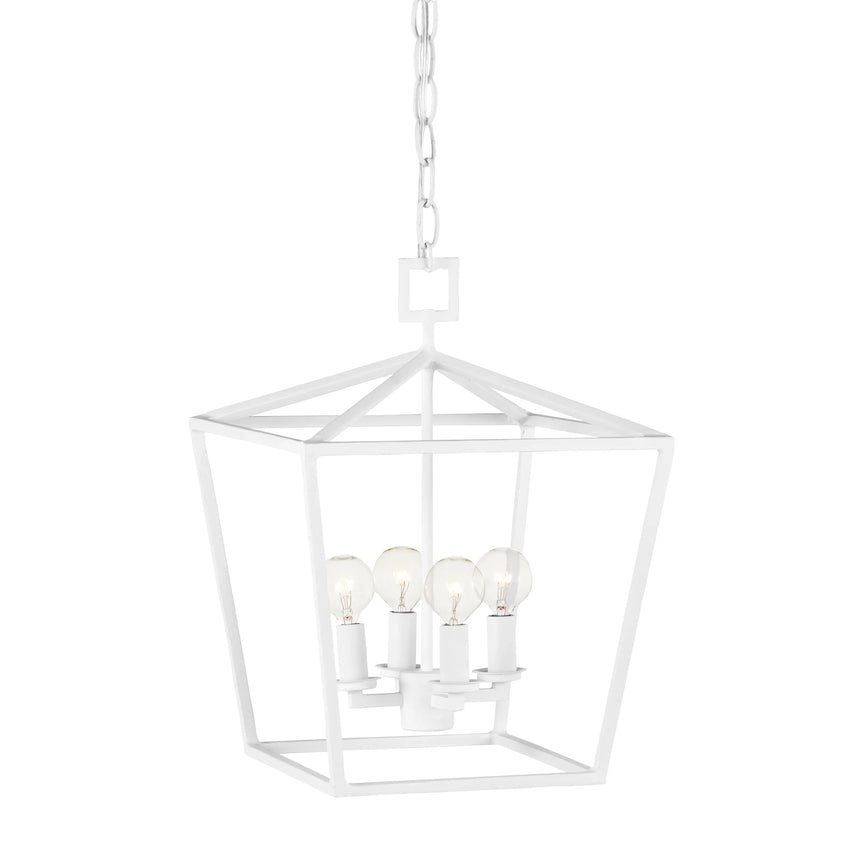 Denison White Small Chandelier