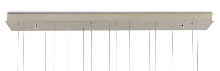 Palatino Rectangular 15-Light Multi-Drop Pendant