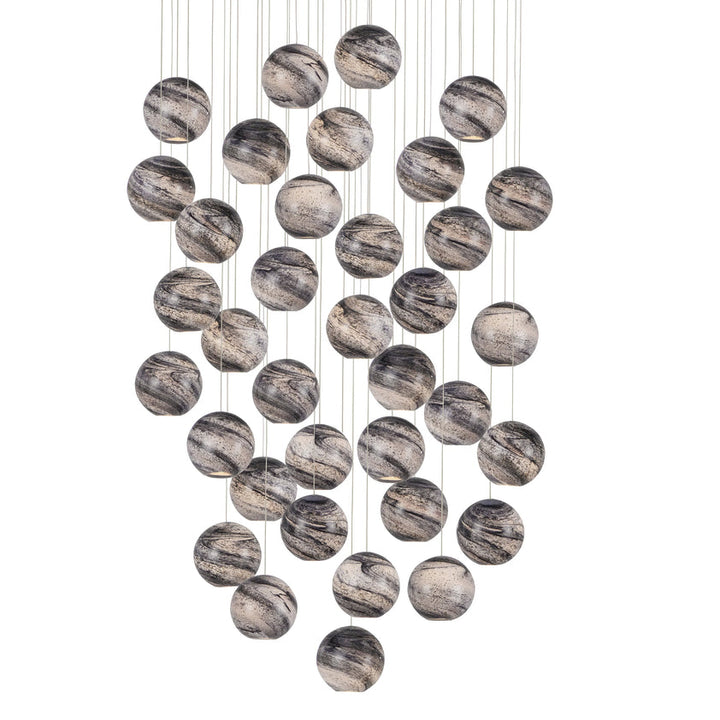 Palatino 36-Light Multi-Drop Pendant