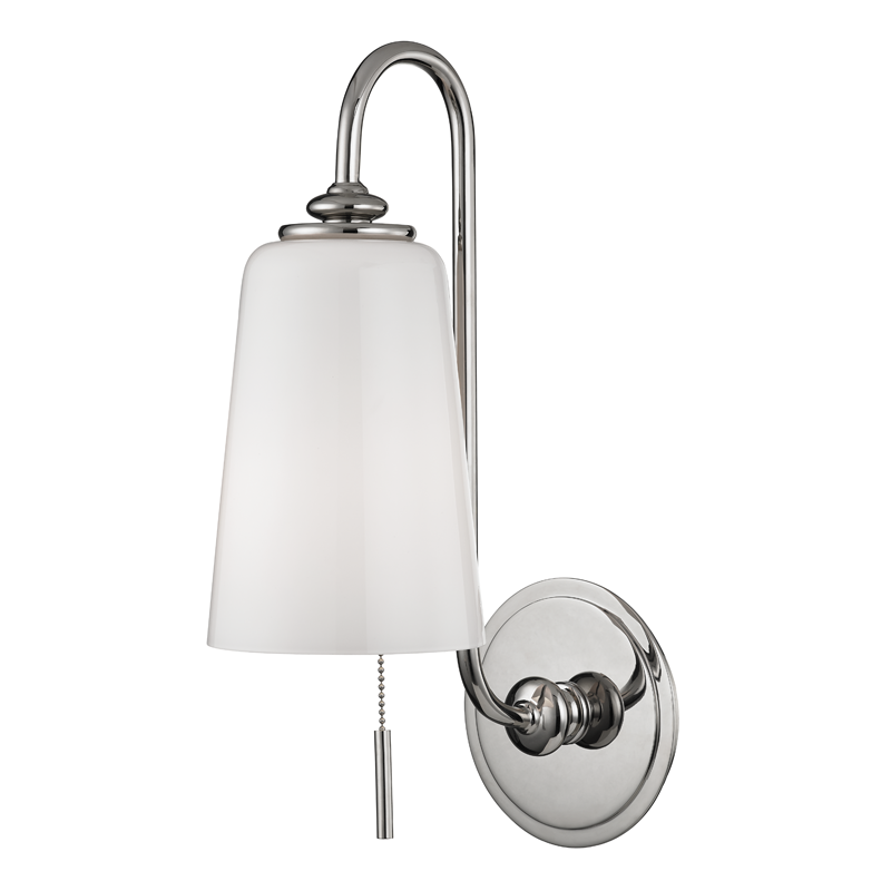 Glover Wall Sconce - Polished Nickel