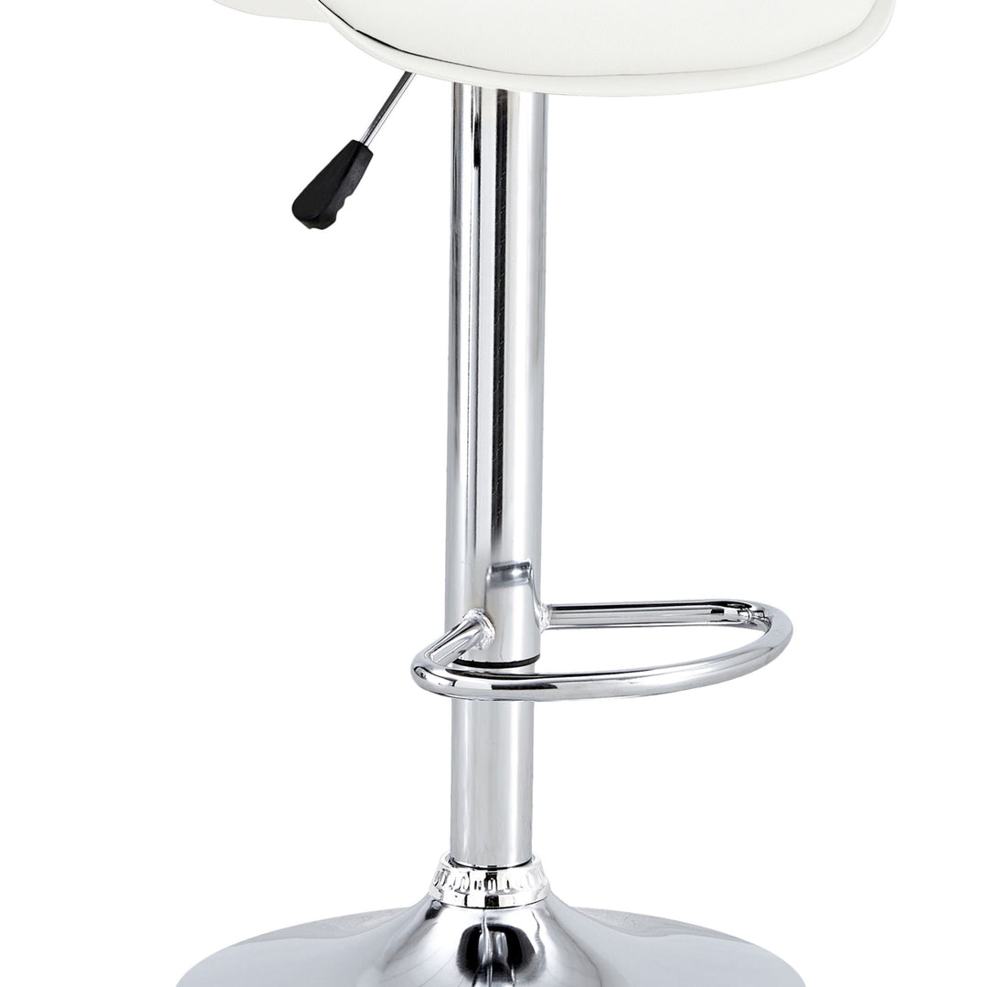 Finesse Decor Celestial Heights Adjustable - Set of Two Stools // White