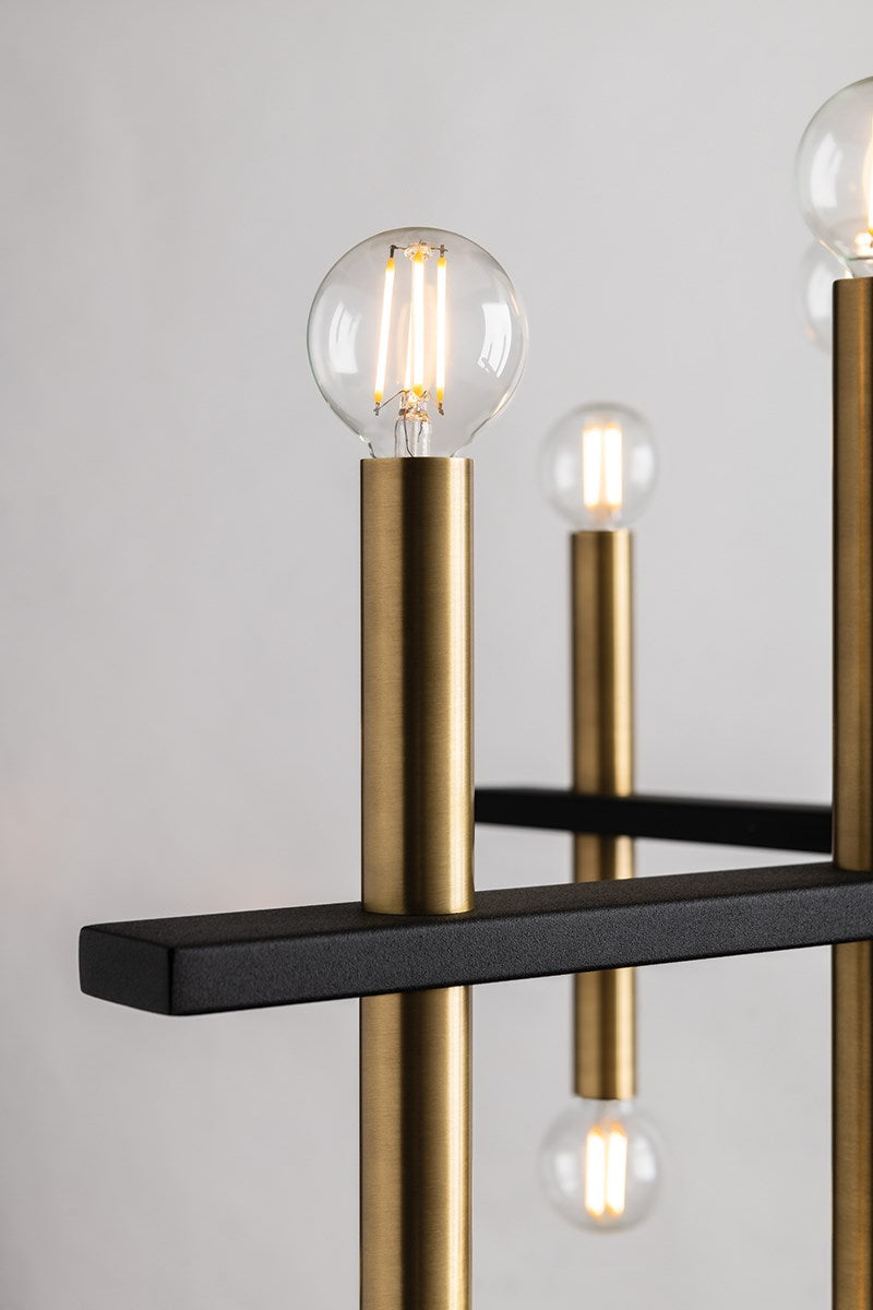 Colette Wall Sconce - Aged Brass/Dusk Black