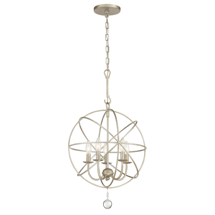 Solaris 5 Light Black Mini Chandelier