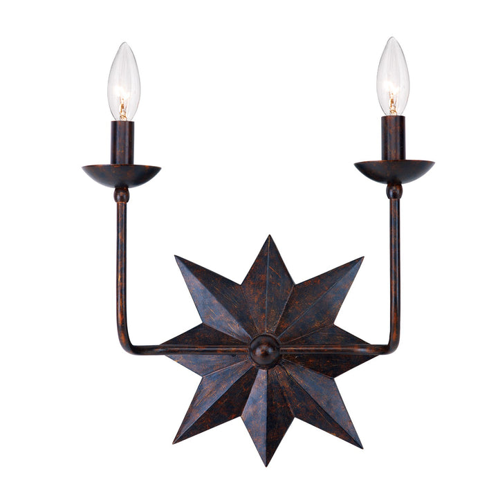 Astro 2 Light Black Sconce