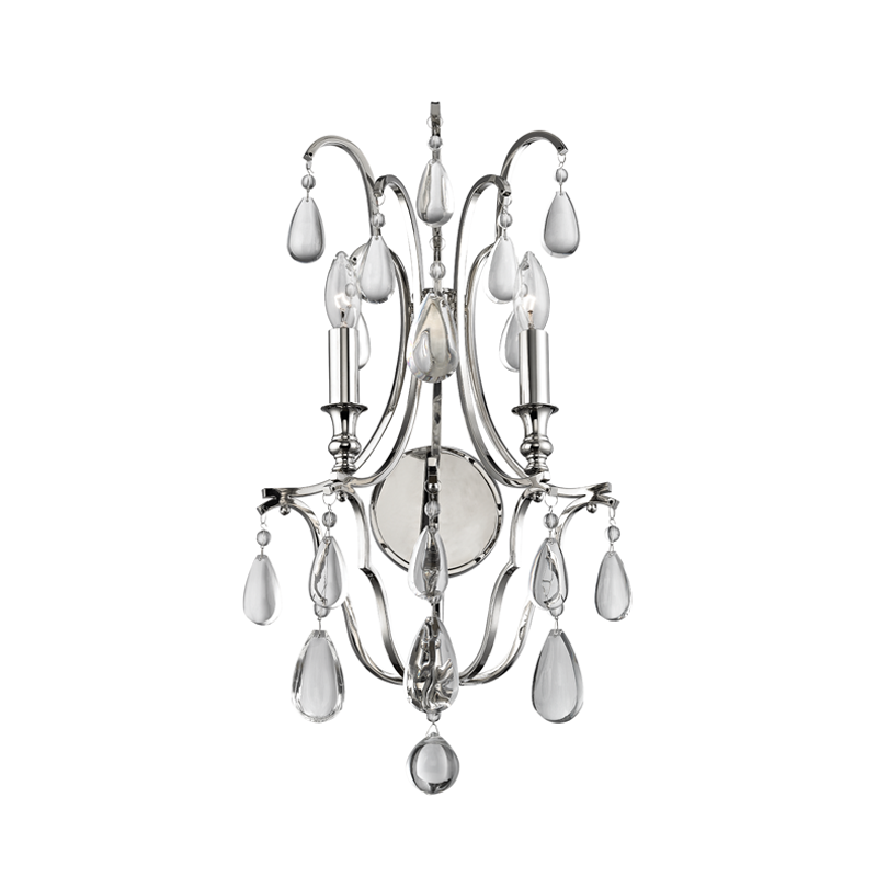 Crawford Wall Sconce - Polished Nickel