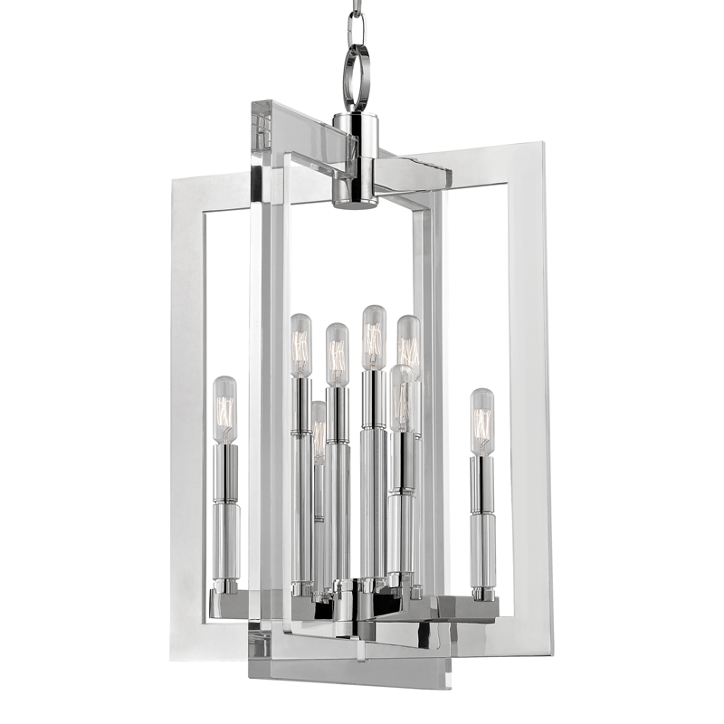 Wellington Pendant 26" - Polished Nickel