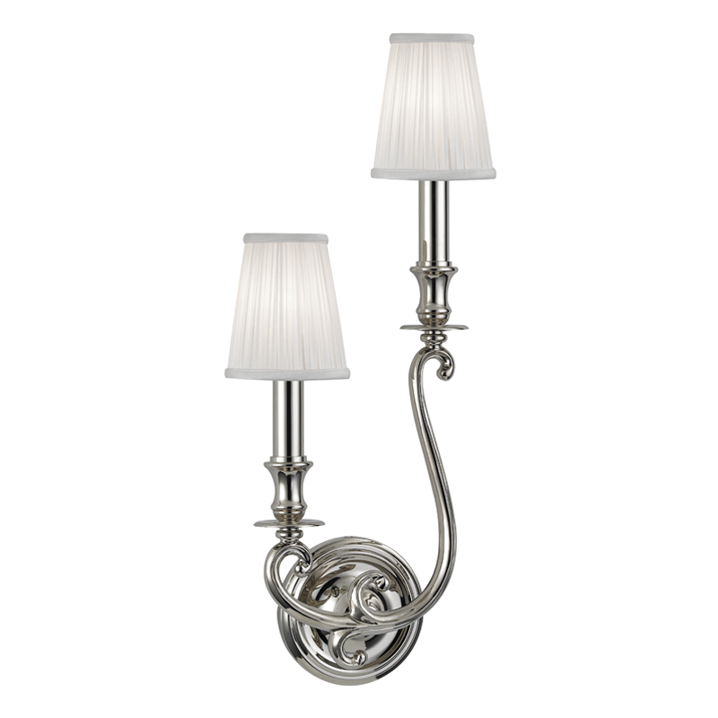 Meade Wall Sconce 9" - Polished Nickel