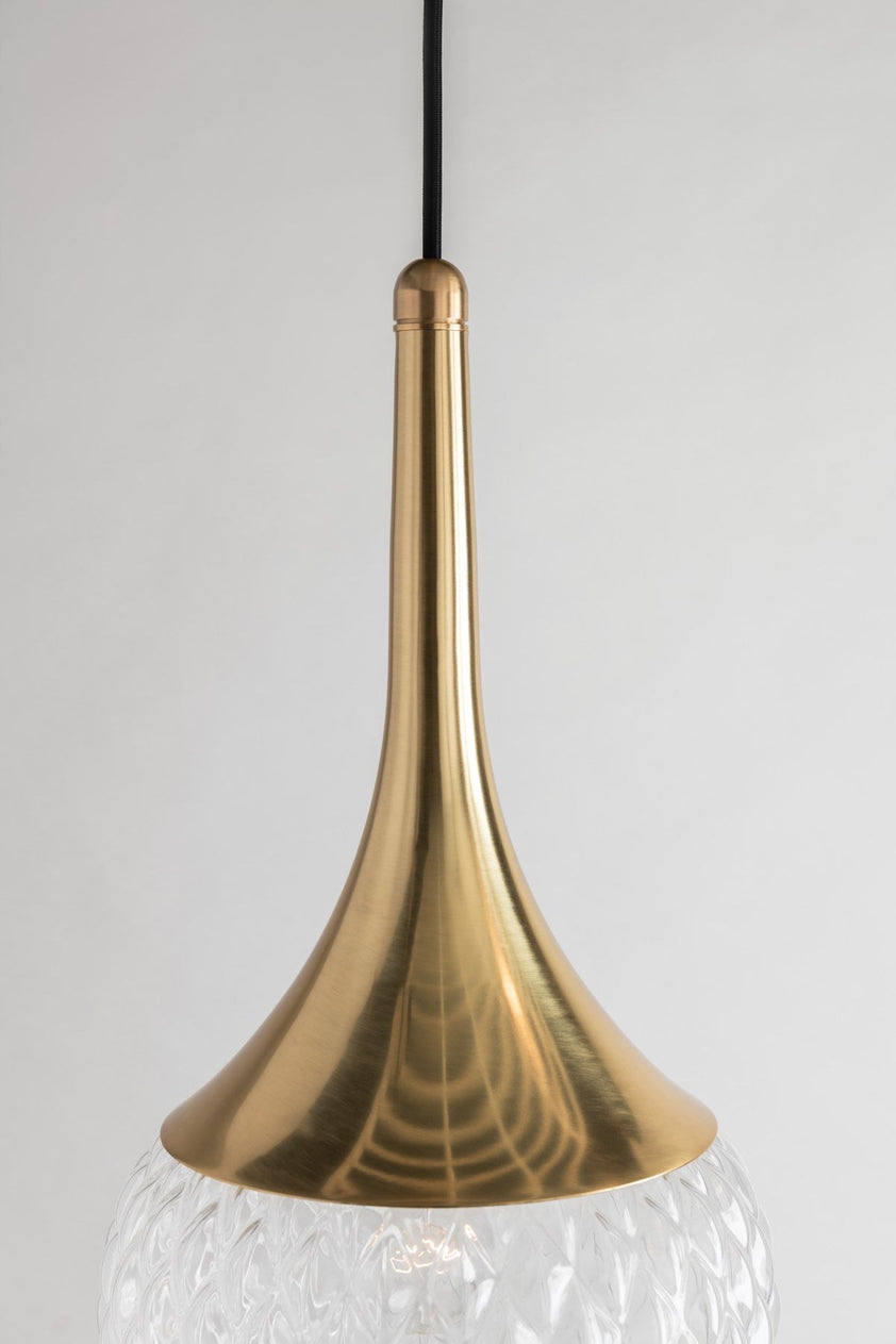 Bella Pendant 17" - Polished Nickel