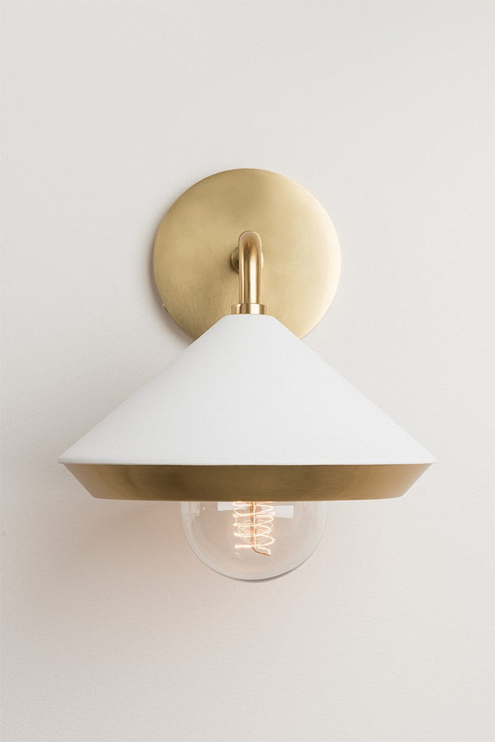 Marnie Wall Sconce - Aged Brass/Dusk Black