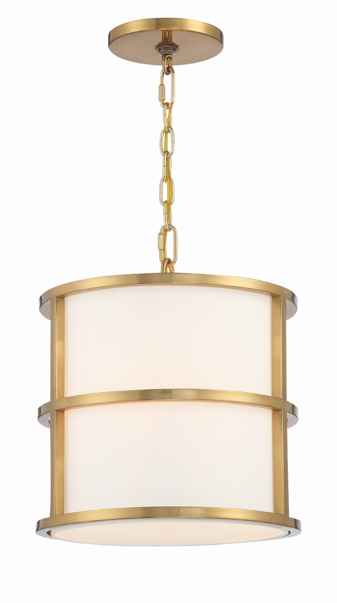 Crystorama Brian Patrick Flynn Hulton 3 Light Luxe Gold Mini Chandelier