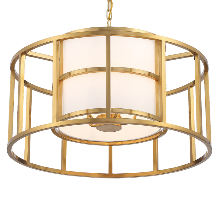 Crystorama Brian Patrick Flynn Hulton 5 Light Luxe Gold Chandelier