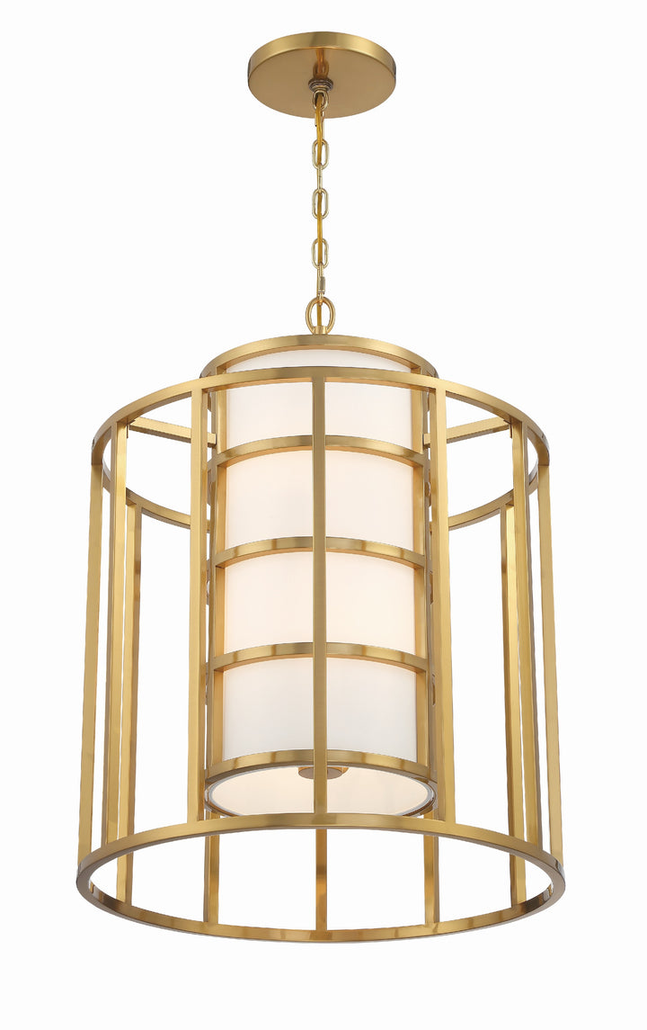 Crystorama Brian Patrick Flynn Hulton 6 Light Luxe Gold Chandelier