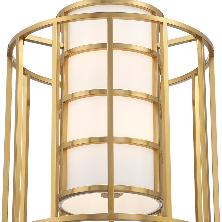 Crystorama Brian Patrick Flynn Hulton 6 Light Luxe Gold Chandelier