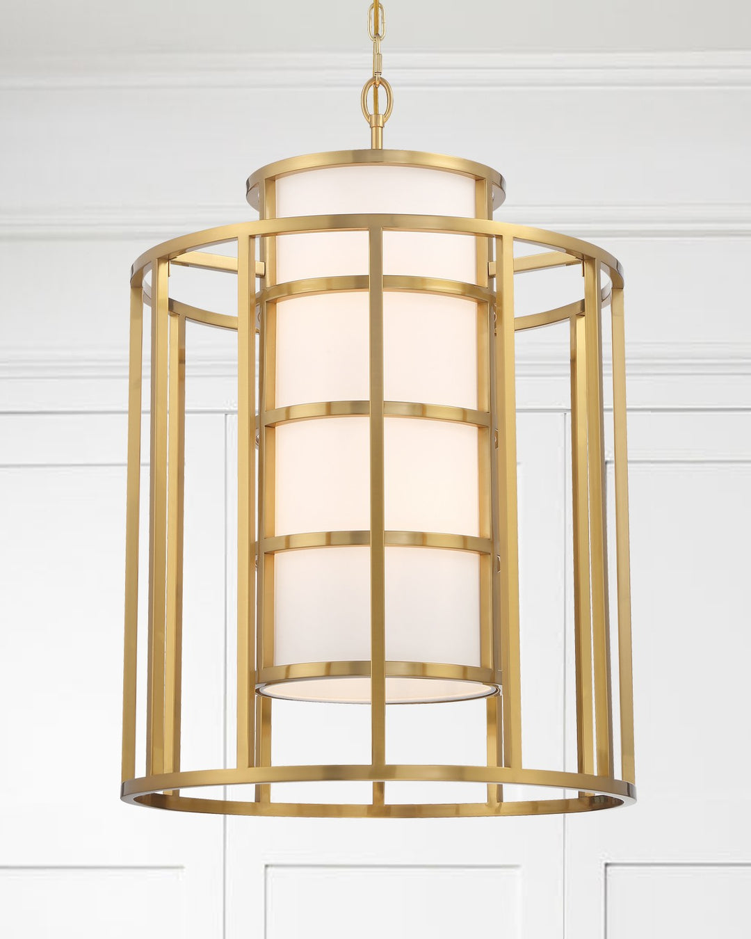 Crystorama Brian Patrick Flynn Hulton 6 Light Luxe Gold Chandelier