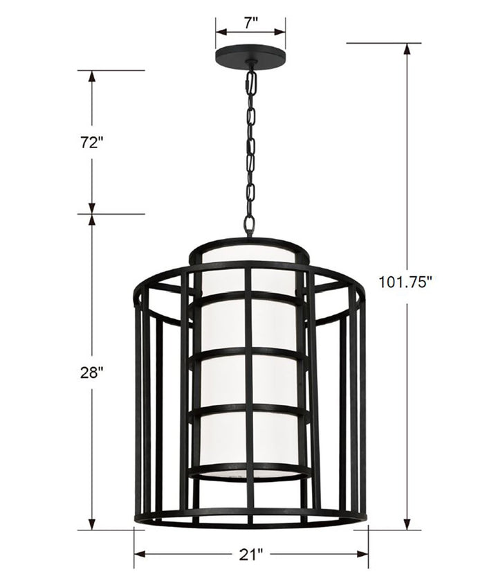 Crystorama Brian Patrick Flynn Hulton 6 Light Luxe Gold Chandelier