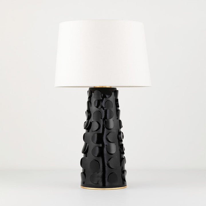 Naomi Table Lamp - Black/Gold Leaf