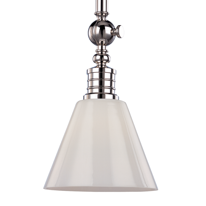 Darien Pendant 16" - Polished Nickel