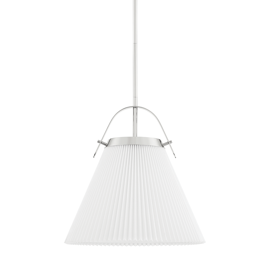 Aldridge 1 Light Small Pendant - Polished Nickel