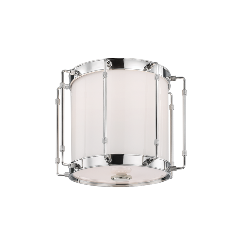 Hyde Park Flush Mount 12" - Polished Nickel