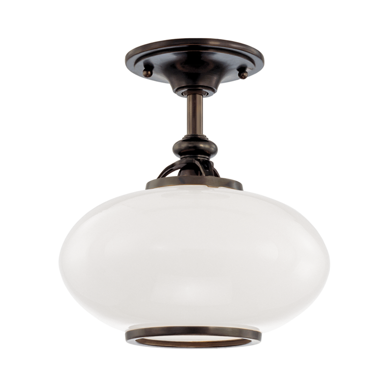 Canton Semi Flush 12" - Old Bronze