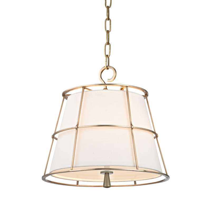 Savona Pendant 15" - Aged Brass