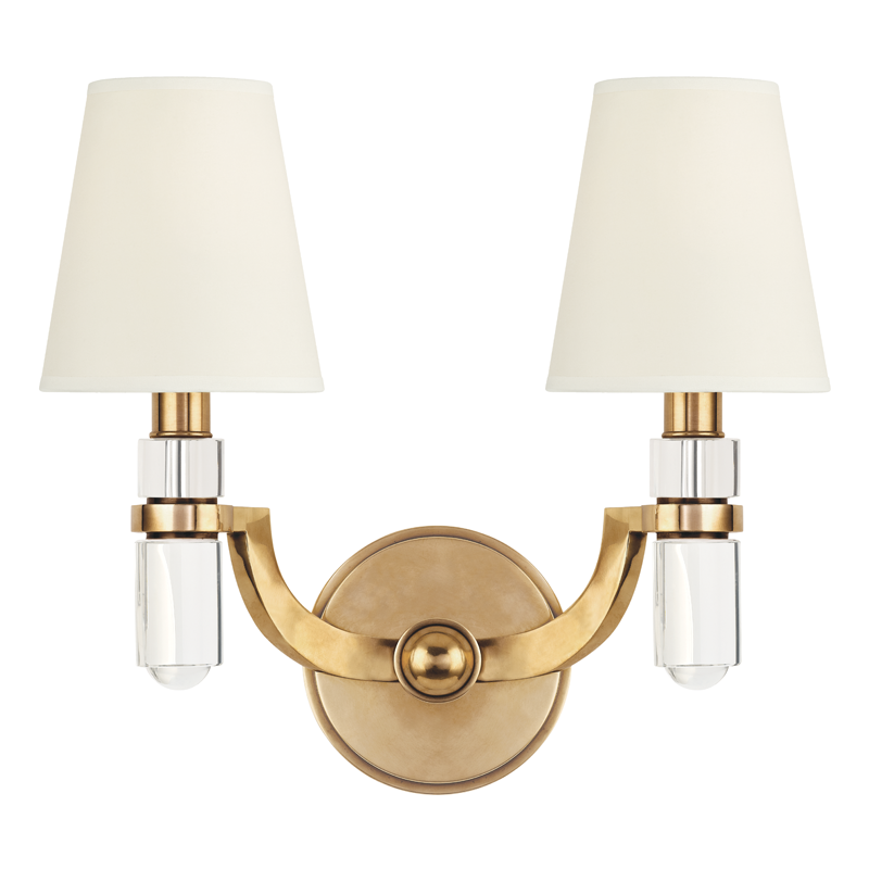 Dayton Wall Sconce 13" - Aged Brass