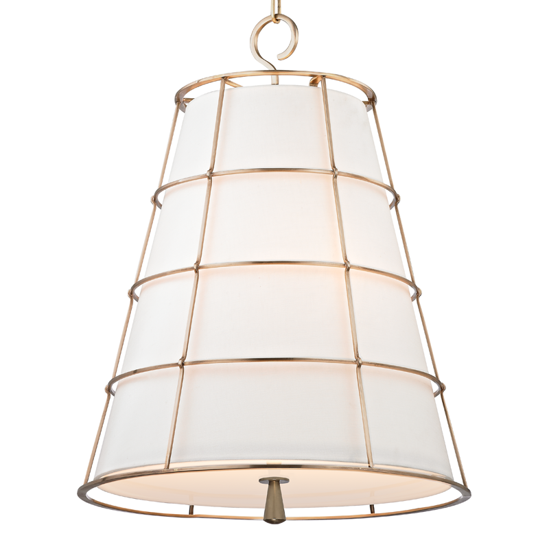 Savona Pendant 27" - Aged Brass