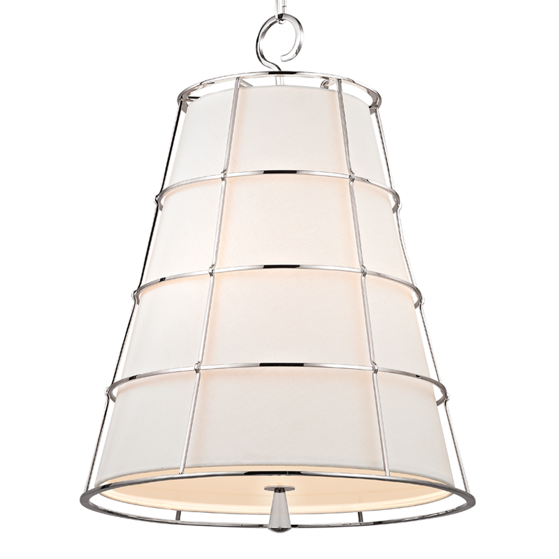 Savona Pendant 27" - Polished Nickel