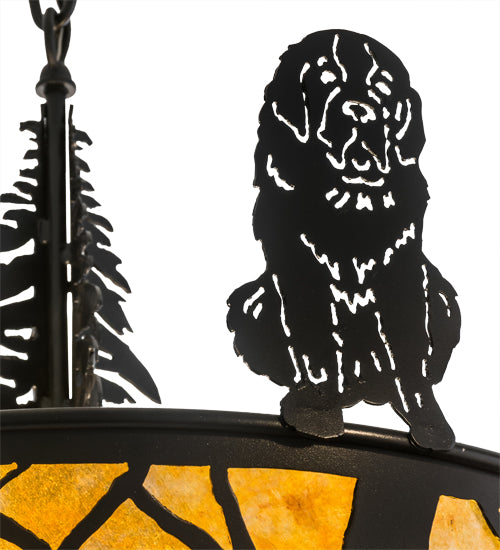 32" Wide Big Dogs 5 Light Chandelier