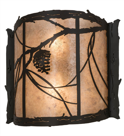 15"W Whispering Pines Wall Sconce