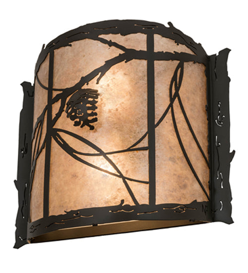 15"W Whispering Pines Wall Sconce